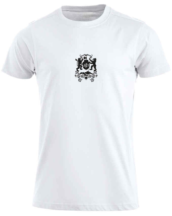 Regionshirt Brust-Emblem schwarz, weiss, XXL