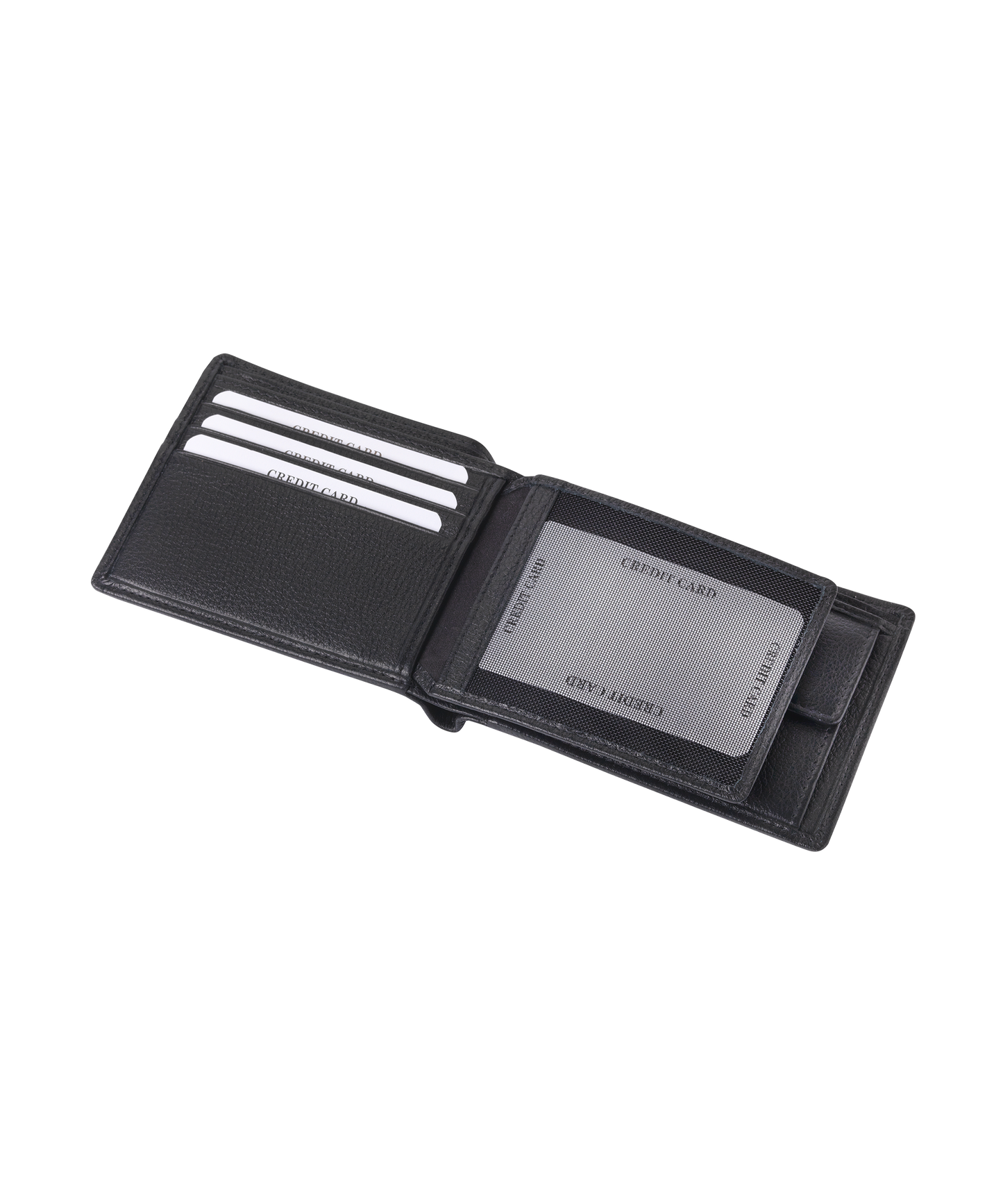 lederportemonnaie-retro-nützliches,-schwarz