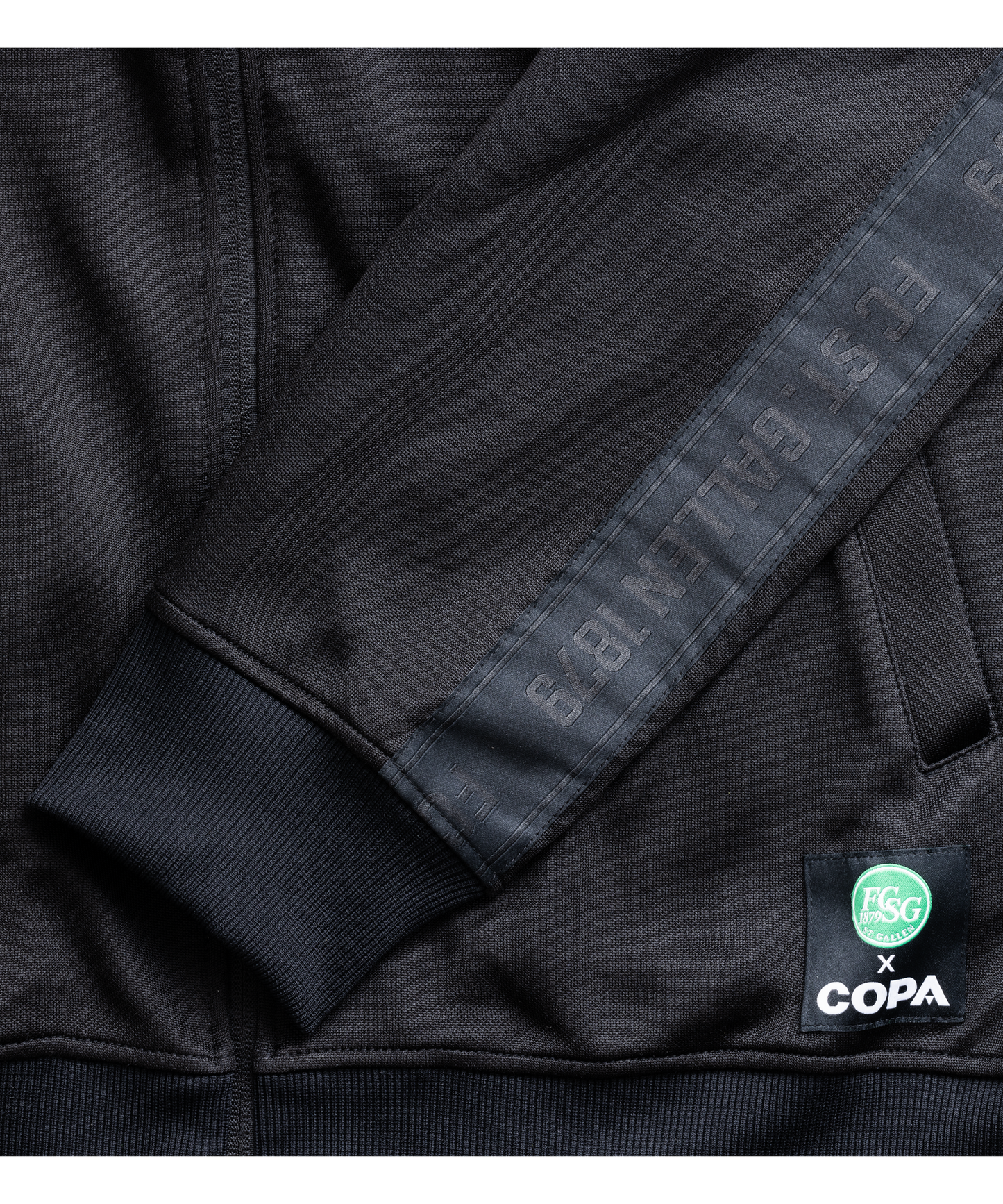 Zipjacke Nachtschwarz