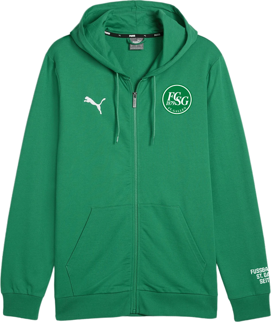 puma-hoodie-grün-kinder-25/26-pullover