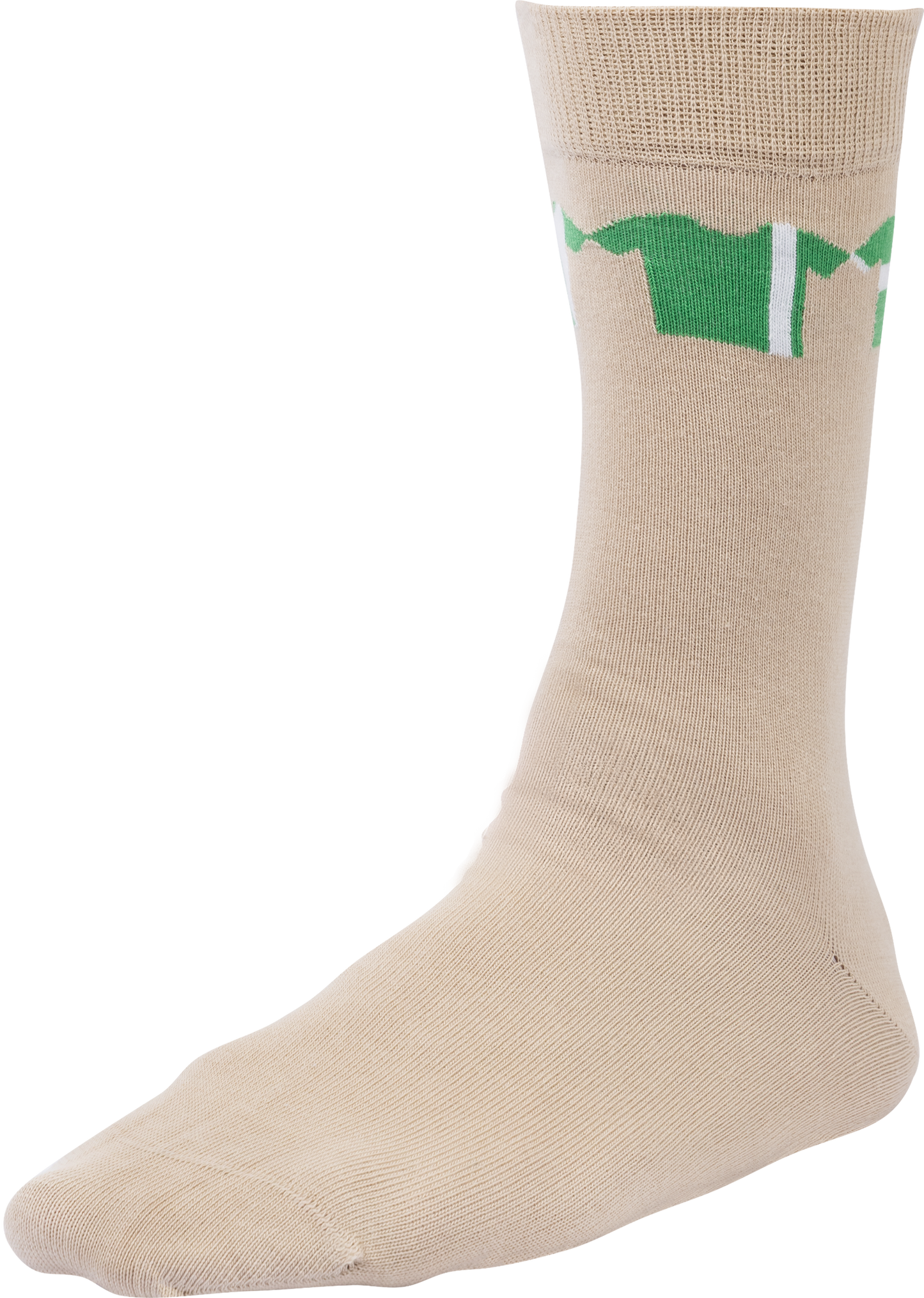 Trikotgeschichte Socken Sand