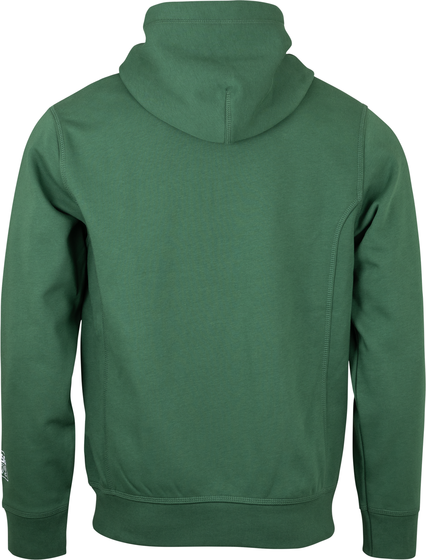 Fleece-Hoodie tannengrün