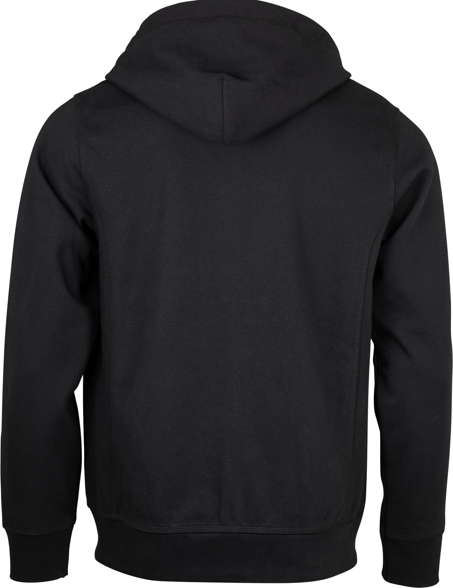 Fleece-Hoodie schwarz