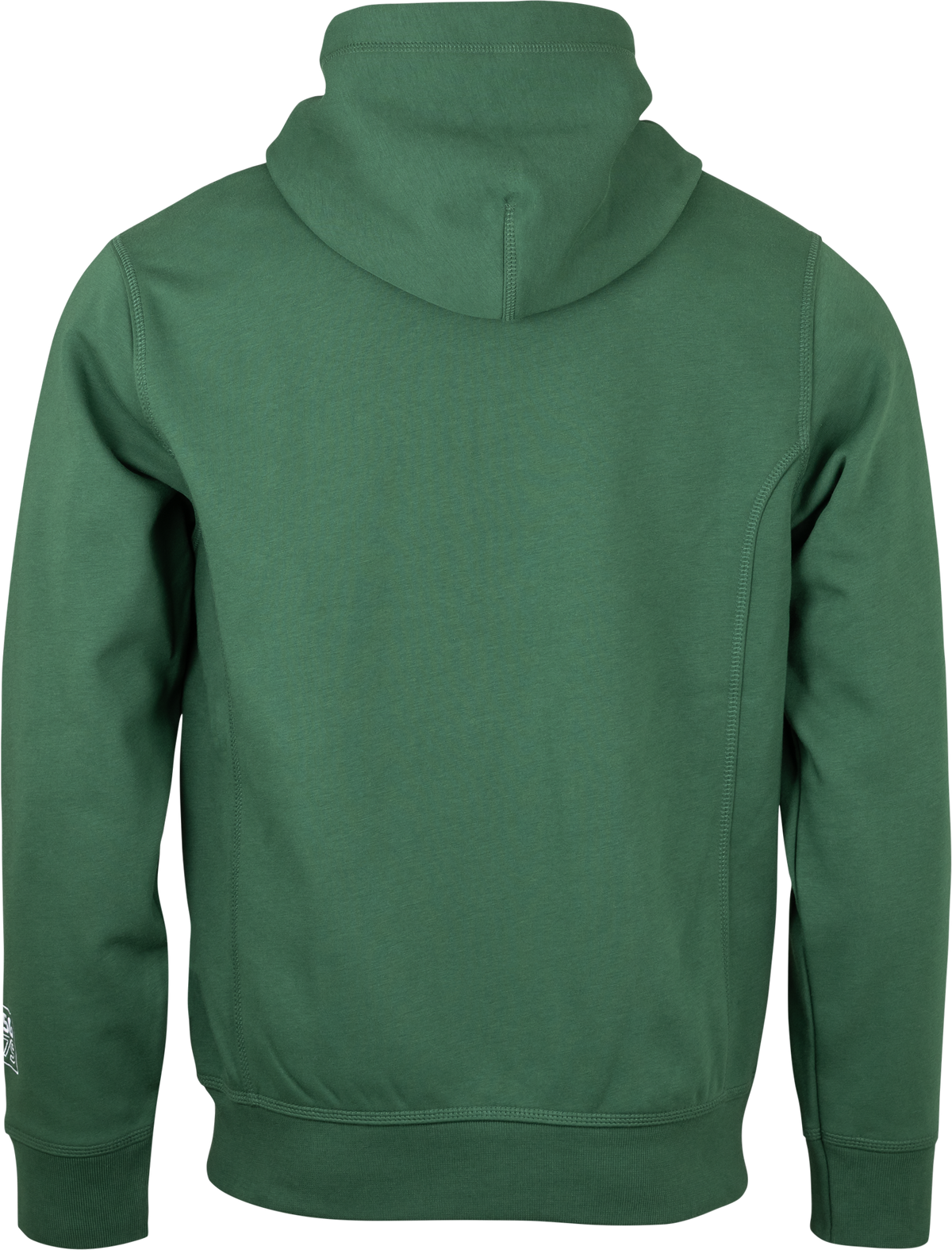 Fleece-Hoodie tannengrün