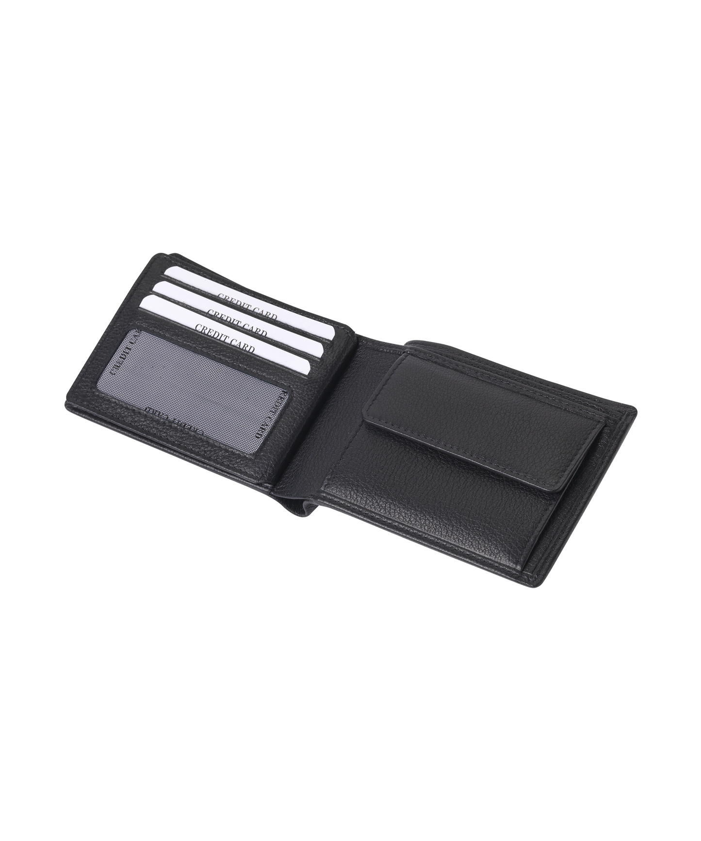 lederportemonnaie-retro-nützliches,-schwarz